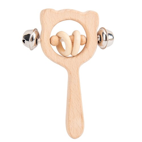 Holz Rassel Baby Spielzeug 0 6 12 13 24 Monate freundlicher Neugeborenen Pädagogisches Spielzeug Von 0 Entwicklungs Hand Griff rasseln Für freundlicher
