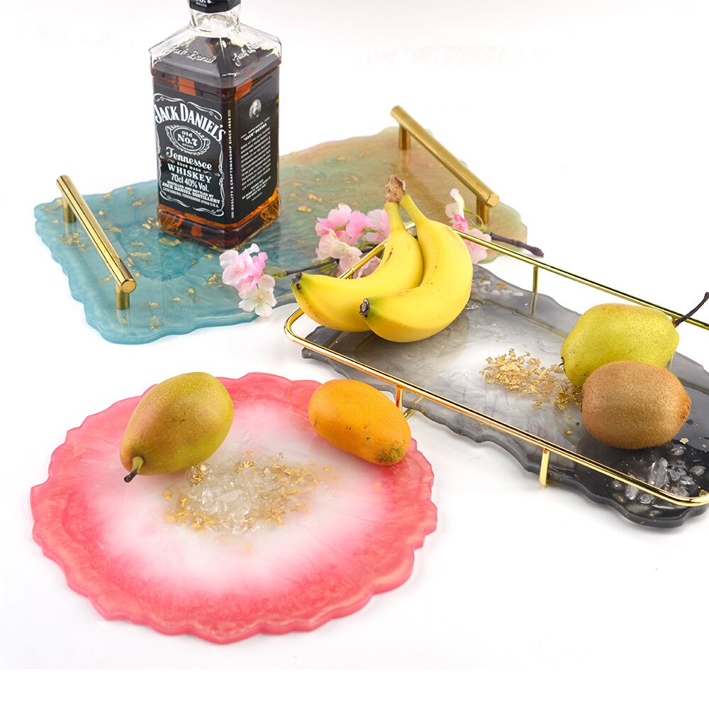 3 stijlen van groente- en fruitschaal siliconen mal diy epoxyhars onderzetter epoxy mal schaal handwerkgereedschap