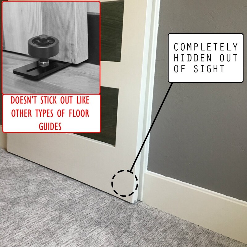 Guides de plancher de porte coulissante robuste e... Grandado