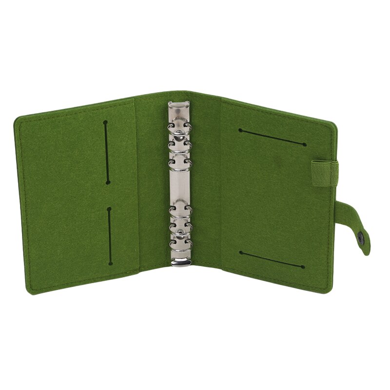 A5 A6 Felt shell fabric notebook Loose Leaf Notebook Paper Planner Inner Page ring binder Stationery Traveler Journal