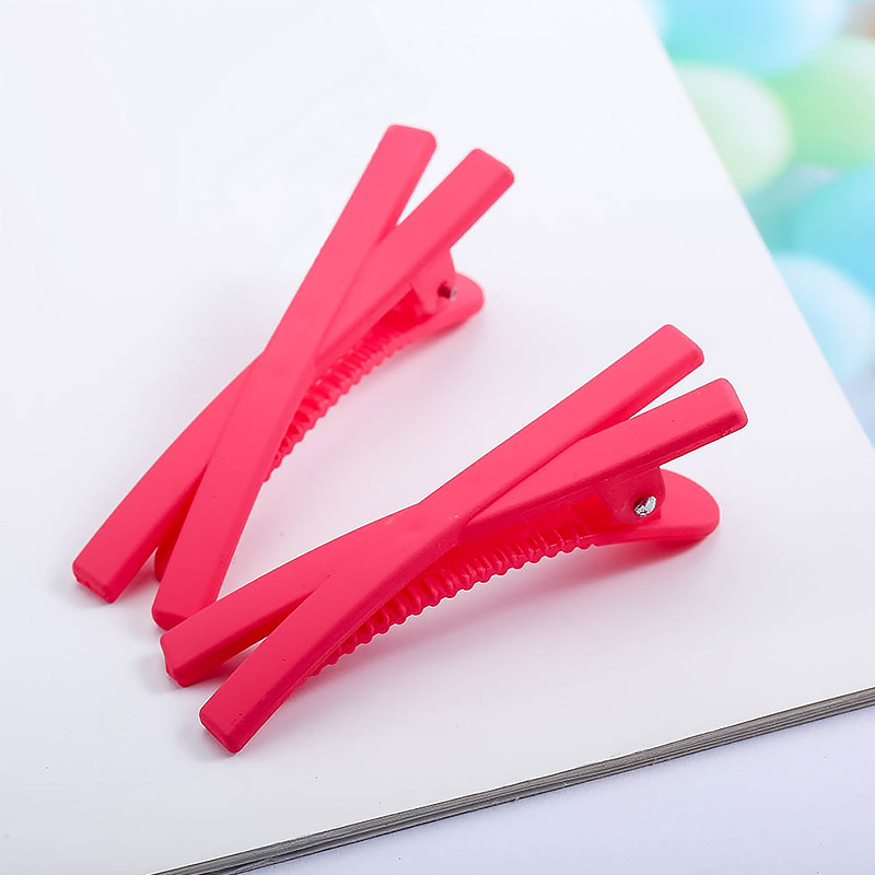Épingles à cheveux de Style coréen, pinces à cheveux Macaron croisées, couleur bonbon, mates, frange mignonne, accessoires de coiffure,: 5