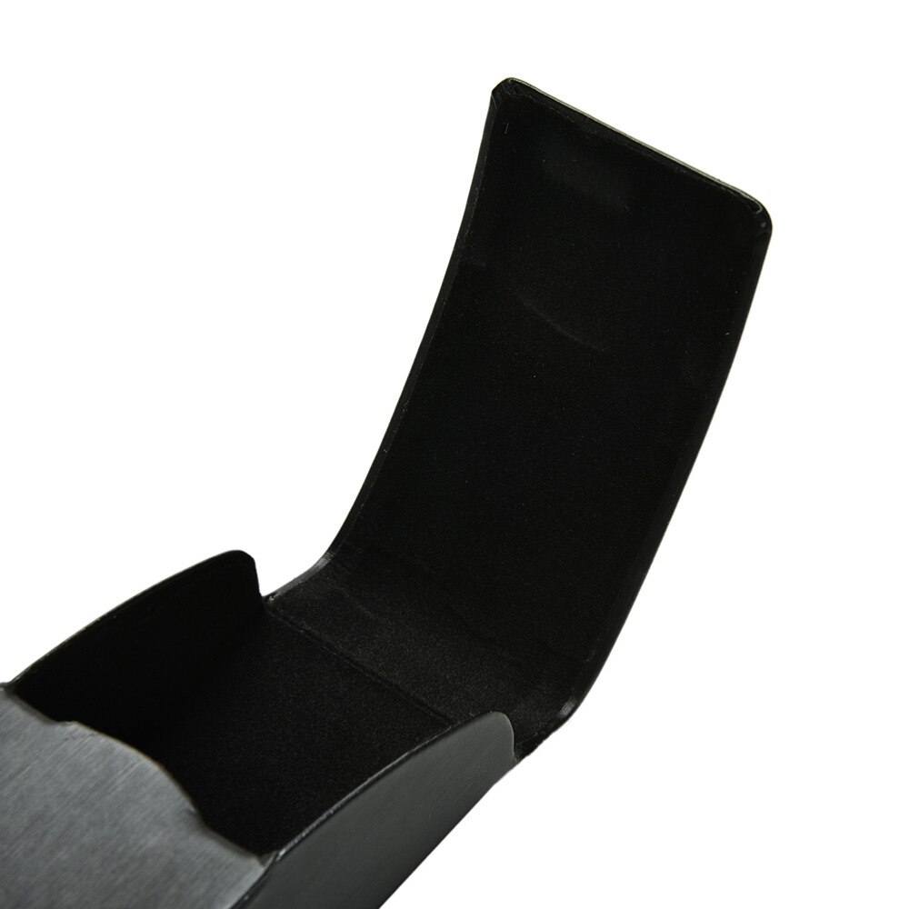 Zwart Lederen Brillenkoker Voor Mannen Waterdichte Hard Frame Lenzenvloeistof Case Vrouwen Leesbril Doos Zwart Spektakel Gevallen