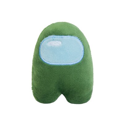 10Cm Gevulde Poppen Onder Ons Pluche Dier Onder Ons Spel Knuffel Kawaii Figuur Peluche Brinquedos Kids Jongen Speelgoed kerstcadeau: green