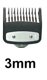 Surker HATTEKER 8 Piece Hair Clipper Limit Comb Set Gradient Guide Comb With Aluminum Sheet: Dark Grey