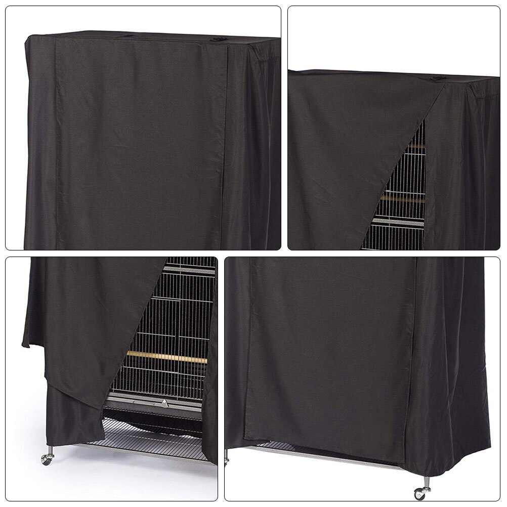 Pet-Kooi Hok-Covers Vogelkooi Cover Waterdichte Kooi Cover Beschermende Stofkap Zwart Levert Oxford-Clothwaterproof
