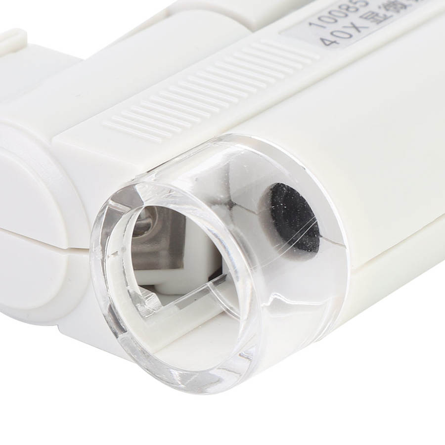 40 × Zoom Portable LED Microscope Pocket Microscope Magnifier Micro Lens for Universal Mobile Phones