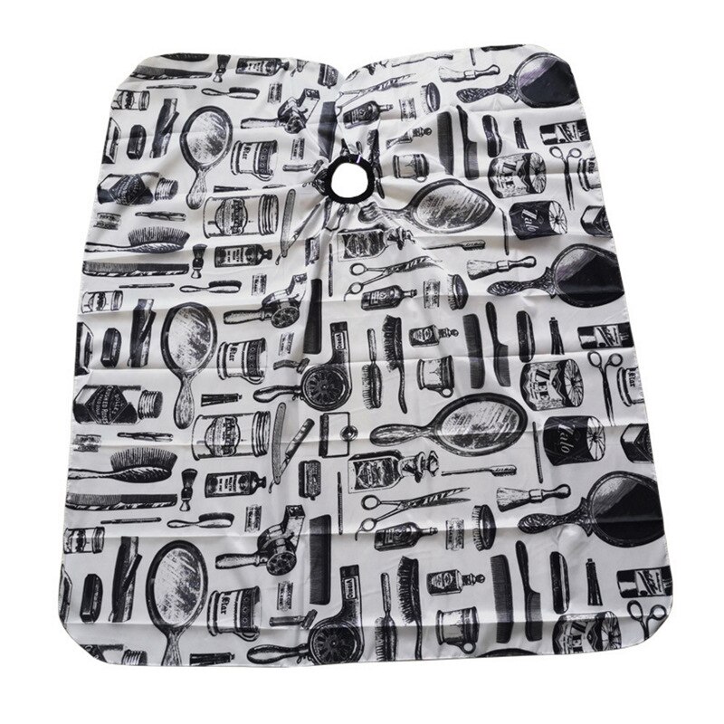 Release Salon Kapsel Schouder Doek Kapper Winkel Accessoires Volwassen Kappers Kleding Schaar Föhn Kam Patroon: Gray