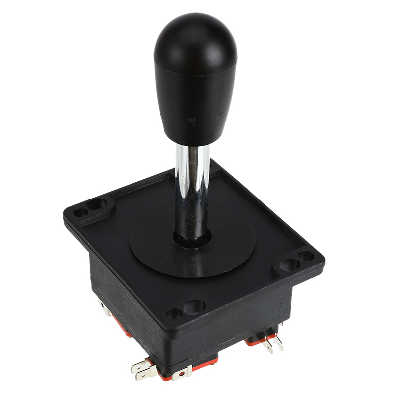 2 pièces rouge + noir Arcade Joystick pour jeu Arcade accessoire 8 voies bricolage jeu Joystick rouge noir balle combat bâton pièces de rechange