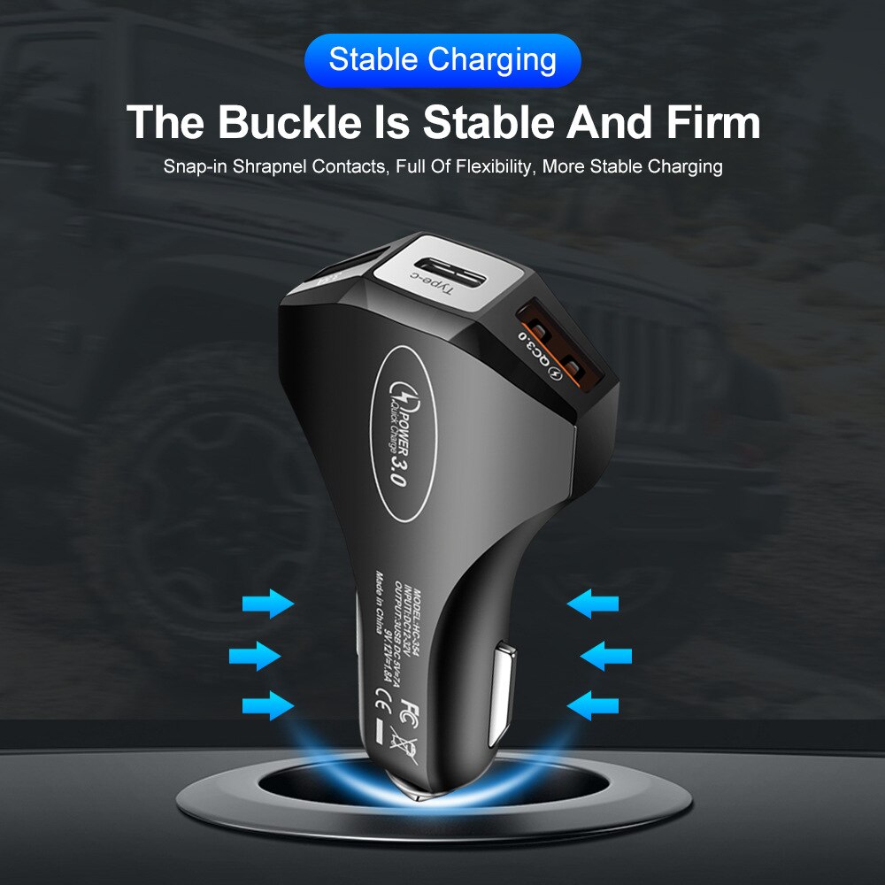 Schnellladegerät 65w 3 in adapter für iphone 13, 12 pro max 1 xiaomi, samsung, autoladegerät