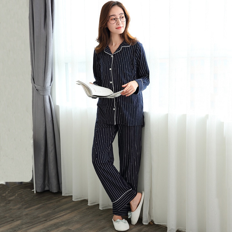vêtements de maternité lune vêtements à manches longues vêtements d'allaitement sortie vêtements à domicile pyjamas de maternité