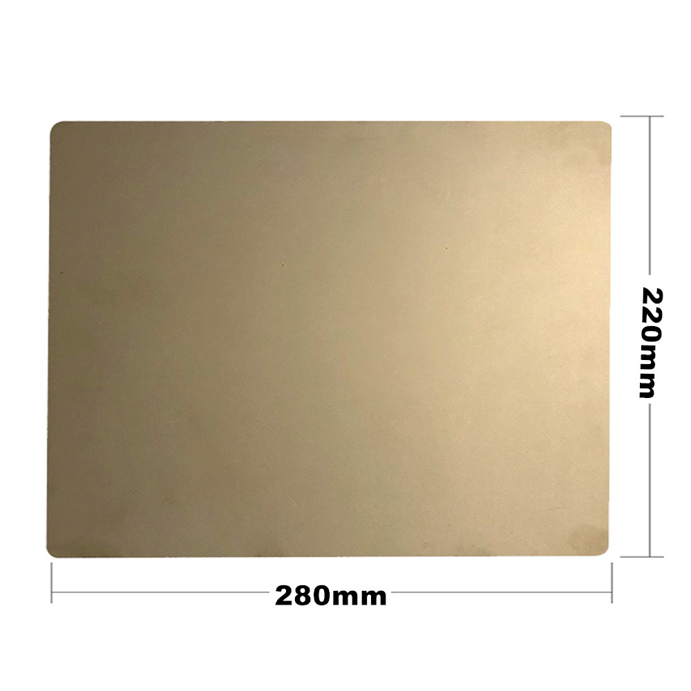 FLEXBED Upgrade 220x280mm Flex Spring Steel Sheet with PEI Build Surface for Tevo Tarantula (Extra Large) 3D Printer Bed
