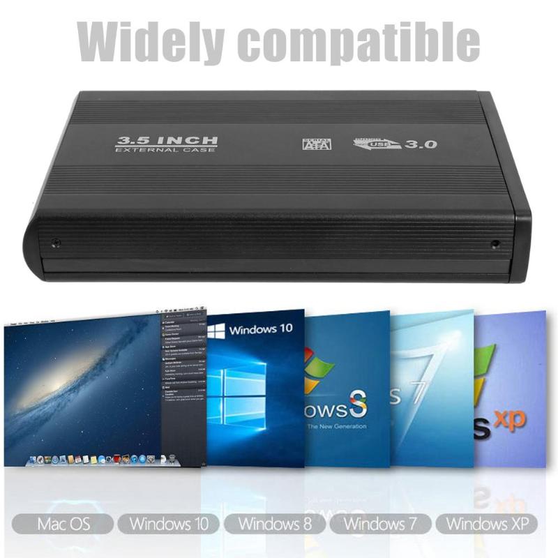 2,5/3,5 zoll USB 3.0 zu SATA Port SSD Festplatte Gehäuse 480Mbps USB 2.0 HDD Fall Externe Solid State festplatte Box