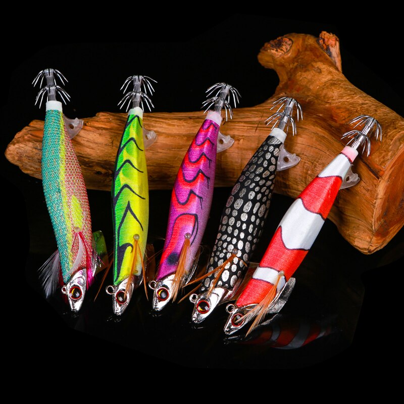 FSDZSO 11cm/30g luminous squid Jig head squid lure jig octopus lure sea jig game fishing lure squid hooks