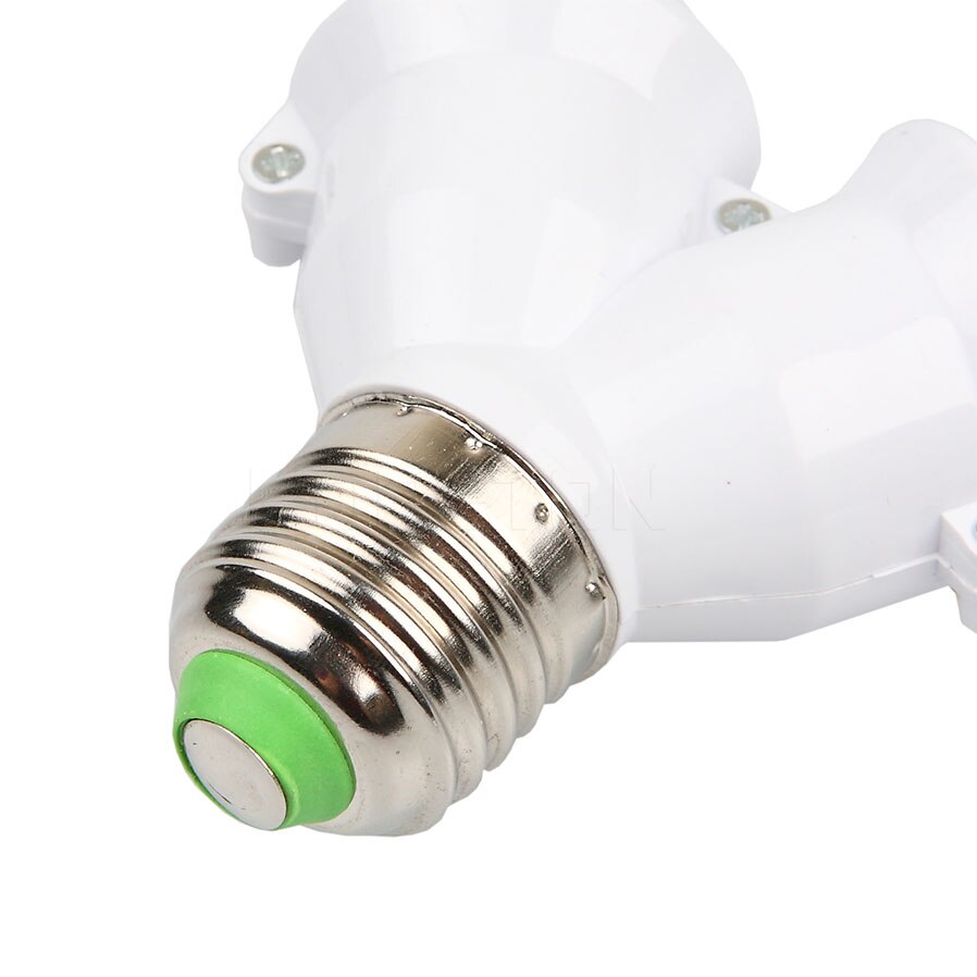 E27 Led Gloeilamp Houder 2 In 1 E27 Base Socket Splitter Led Lamp Socket Light Lamp Adapter Houder