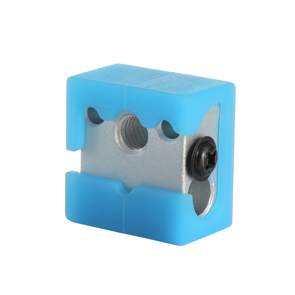 3Dsway MK8 Warmte Blok CR10 Verwarmde Aluminium Blok Met Siliconen Sokken Hotend Heater Blok Voor 3D Printer Onderdelen CR10/10S Ender 3