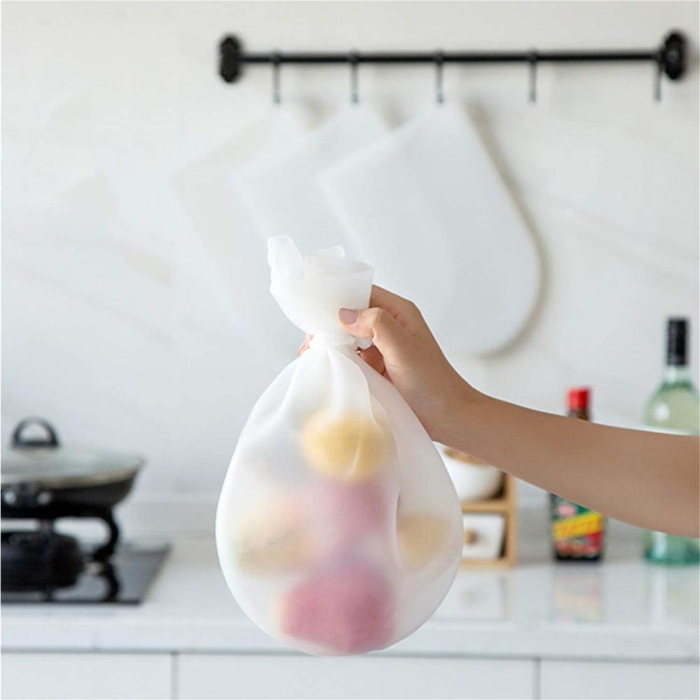 Funda para amasar de silicona blanda, accesorio de cocina para conservación de harina, amasar, amasar, juego de licuadora, accesorios ingeniosos