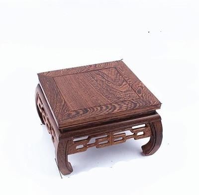 Massief Houten Ketel Stand Theepot Stand Theepot Kussen Theeceremonie Thee Set Onderdelen Warmte-isolatie Paarse Klei Theepotten
