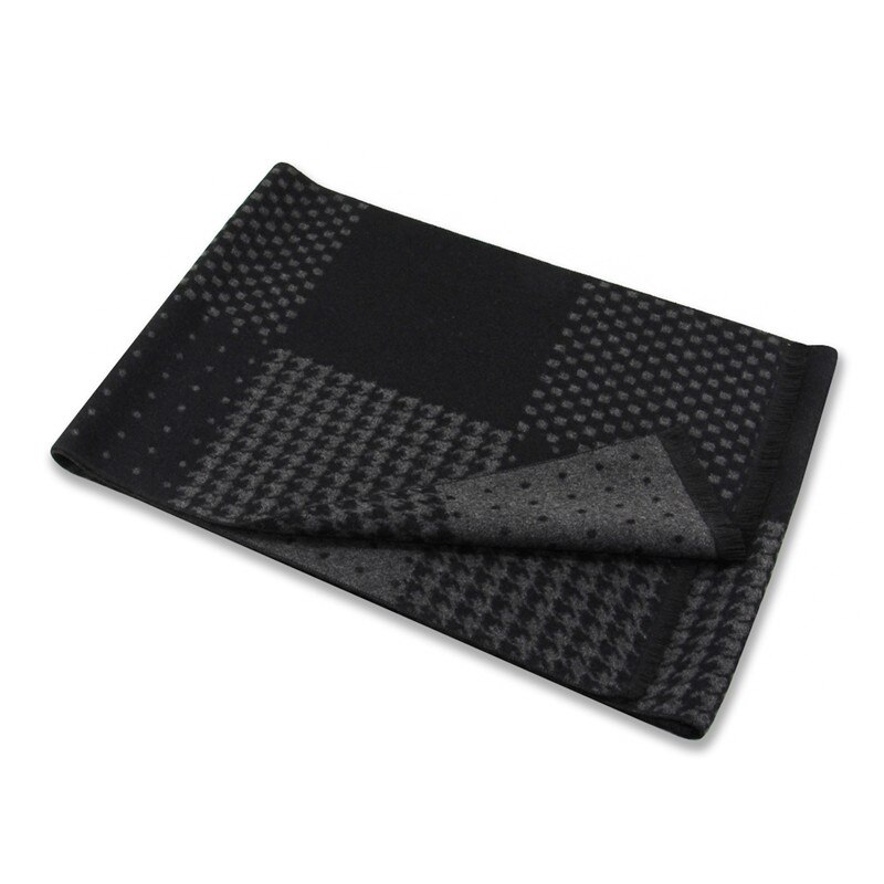 Winter Wol Sjaal Voor Mannen Luxe Sjaals En Wraps Klassieke Bufanda Hombre Warme Plaid Wol Sjaals Mannelijke Mode Echarpe: MK-13