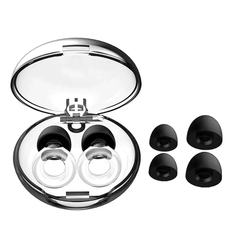 Siliconen oordopjes voor zwemmen Slaap Ruisonderdrukking Ruisonderdrukking-Geluiddicht Verminder storingen - lus Oordopjes Benodigdheden: WHITE