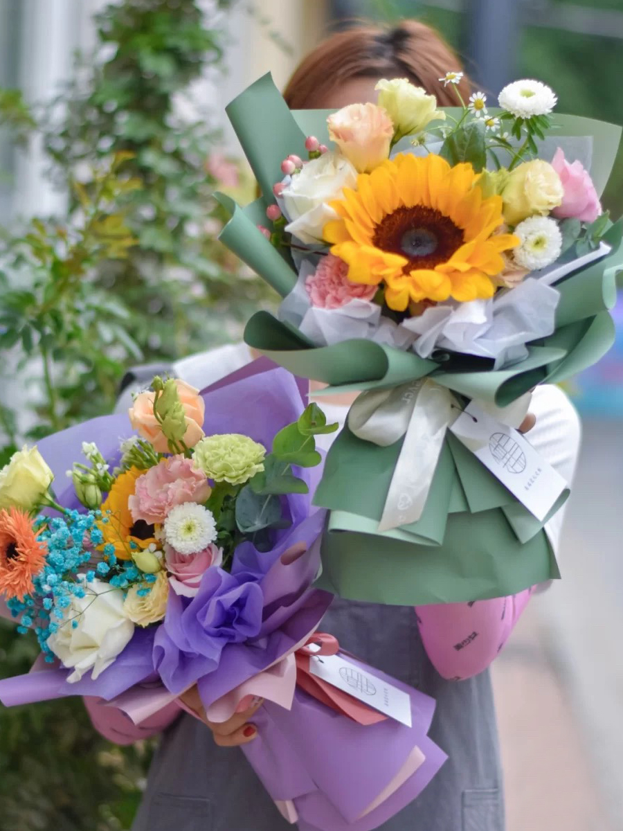 Bomuldsindpakningspapir til blomster, ikke-vævet blomsterindpakningspapir, 38 ark, blomsterhandlerartikler, vandtæt indpakningspapir til blomsterbuketter