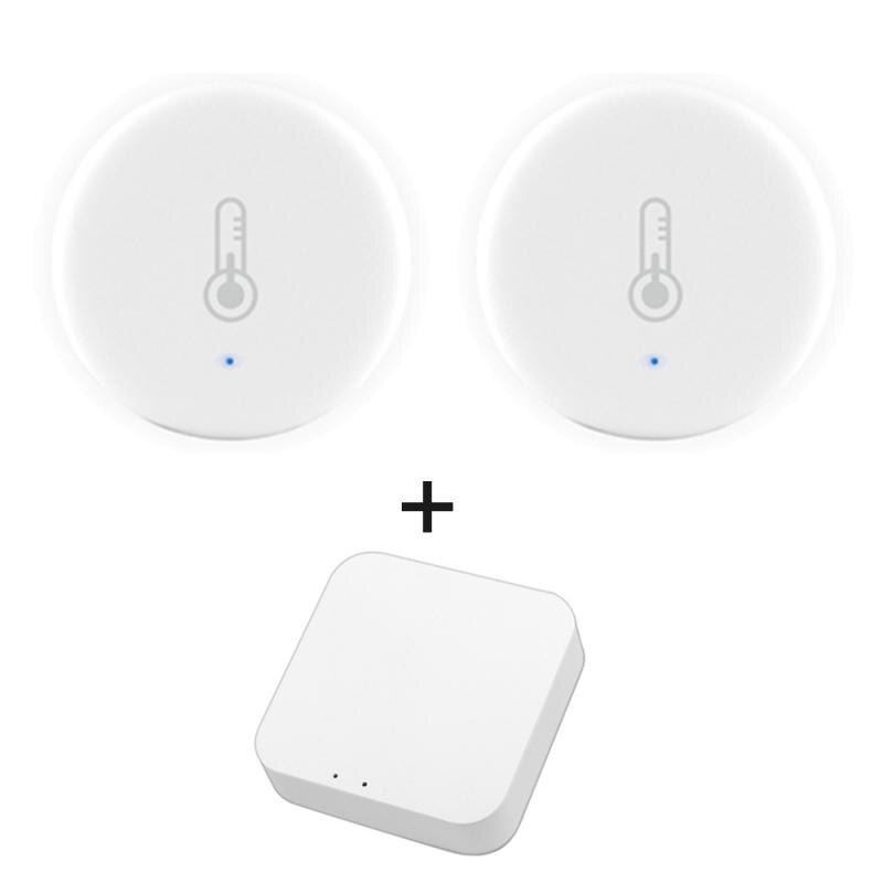 Tuya APP-Sensor inteligente de temperatura, humedad y presión del aire, conexión con batería Zigbee: 04