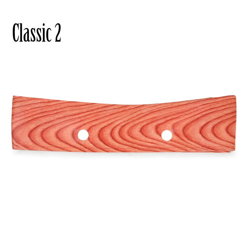 New Classic Mini grana del Legno motivo Trim DELL'UNITÀ di elaborazione del Faux Leahter Trim Decorazione per Obag Borsa per O Corpo Del Sacchetto di Estate autunno: Classic 2