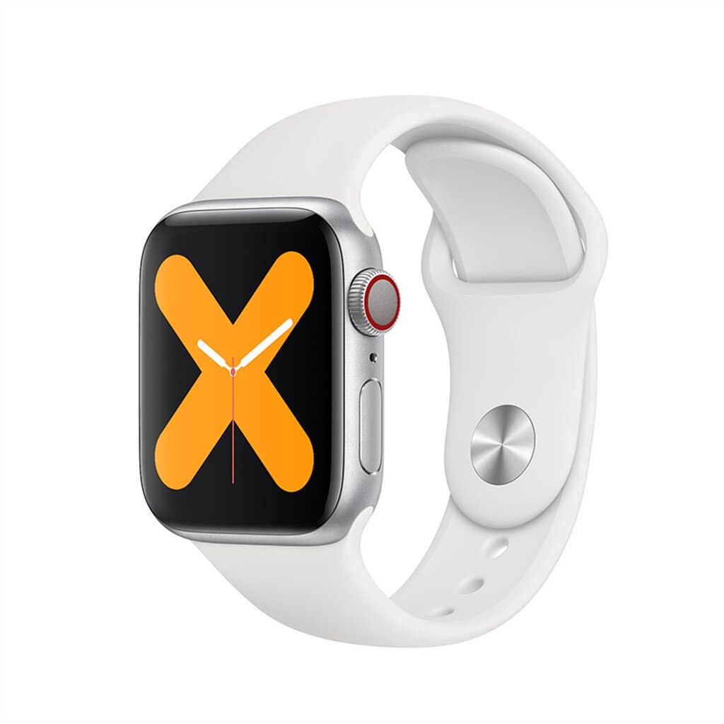 Montre connectée série pour Apple Watch Android, Bluetooth, dispositif portable, notification de synchronisation, écran tactile, # g30: WHITE