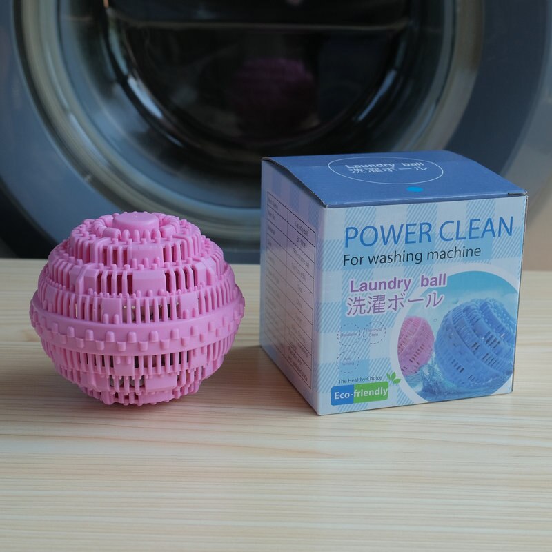 Eco Mehrweg Wäsche Reinigung Ball Magie Anti-wicklung Waschen Ball Maschine Waschen Washzilla Anion Moleküle Reinigung Werkzeuge: Rosa