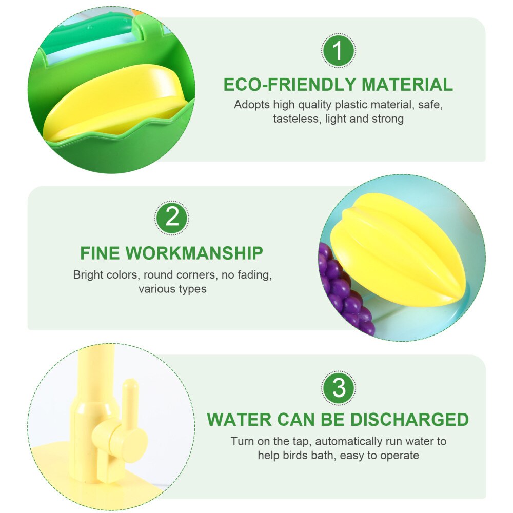 1 Set Bird Bath Tub Parrot Automatic Bathtub Bird Bathroom Pet Washbowl