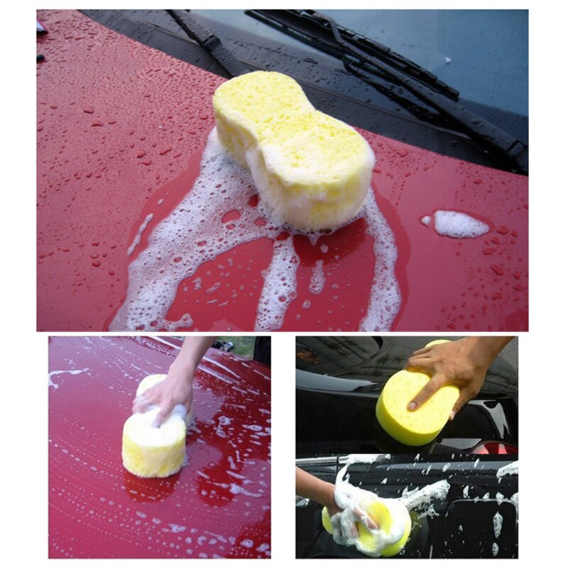 Car Accessories Car Wash Car Wax Applicator Car Cleaning Supplies Foam Water Absorption Decontamination Car Wash Waxing Sponge