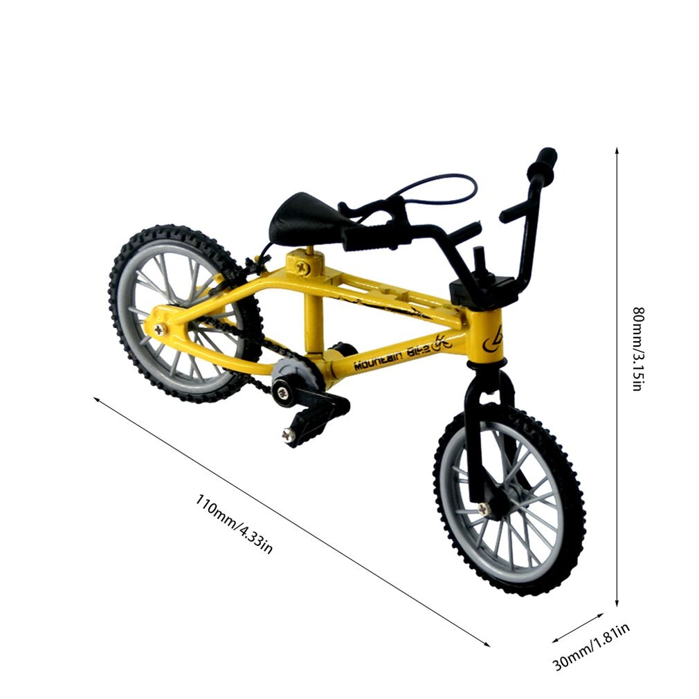 1 pz mini-dito-bmx Set ventilatori bici giocattolo lega dito bmx funzionale bambini bicicletta dito bici eccellente qualità BMX giocattoli regalo