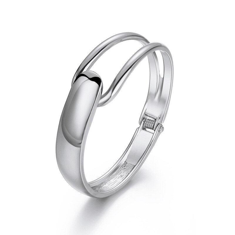 Lichtmetalen Charmant Armbanden Elegante Punk Armband &amp; Bangle Voor Vrouwen Sieraden Accessoires: Silver