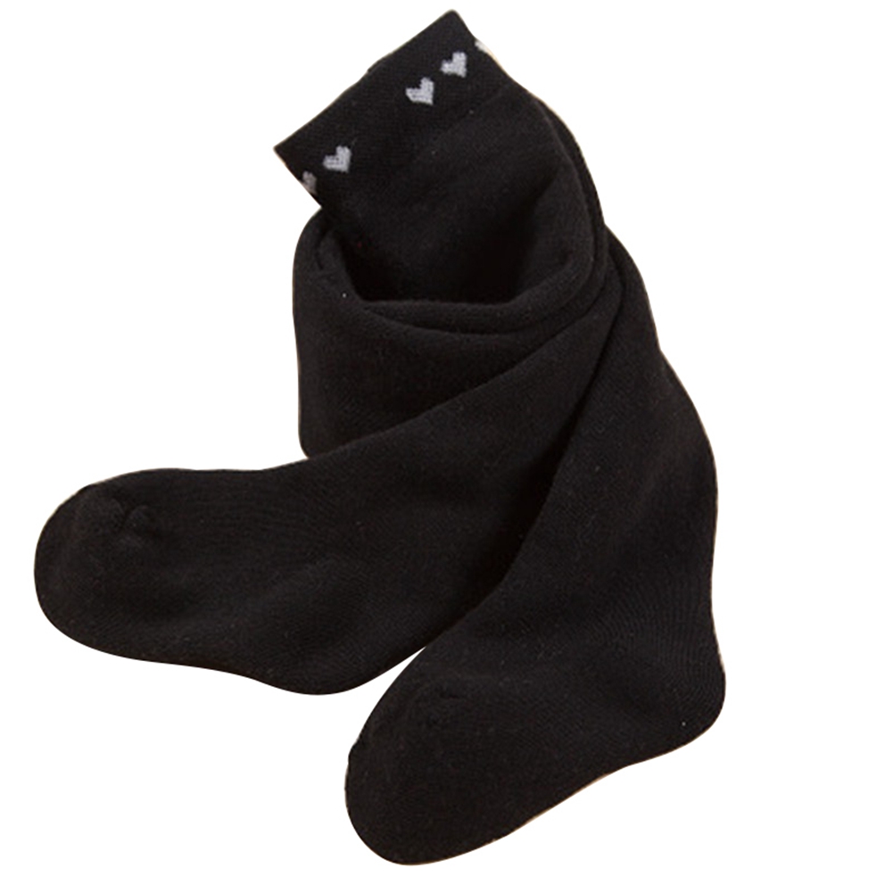 Pudcoco Baby Herbst Winter Strumpfhosen Baby Kleinkind Kind Mädchen Rippen Strümpfe Baumwolle Warme Strumpfhosen Solide Candy Farbe Engen 0-4Years: Black / 6m