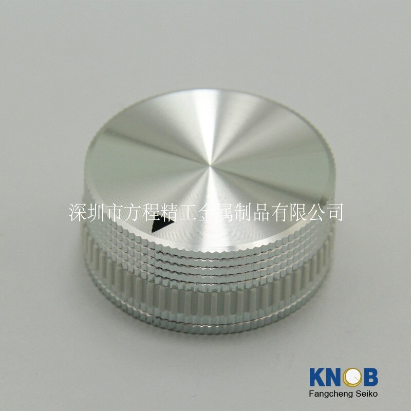 1 stks Diameter 40mm hoge 18mm alle aluminium effen volumeknop