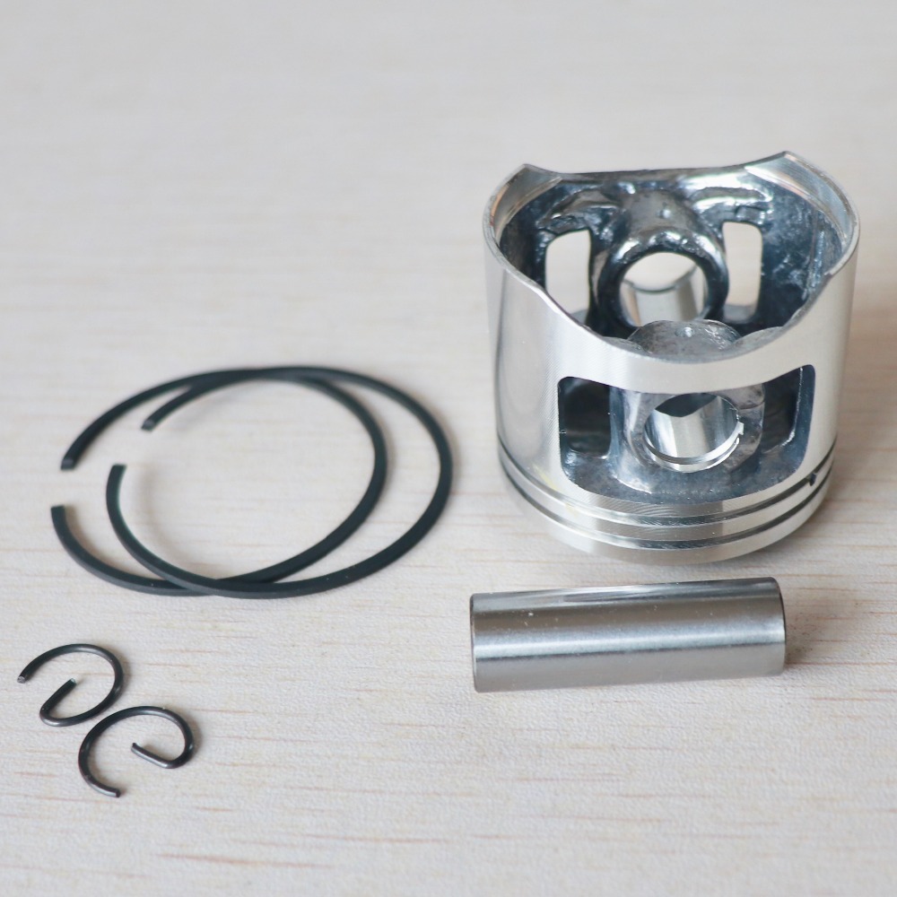 Kit de pistones de motosierra, 43mm para Motor de cilindro de Gas chino 4500 45cc G4500 con anillos de pasador, repuestos de Circlips