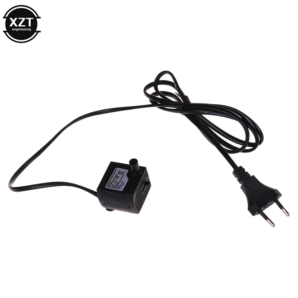Mini AC 220 V 3 W Tauch Wasserpumpe Aquarium Brunnen Luft Aquarium Teich Wasserpumpe EU Stecker 220 v Wasser Pumpen