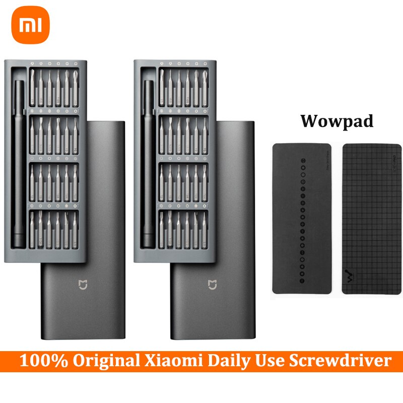 Original Xiaomi Daily Use Screwdriver Kit 24 Precision Magnetic Bits Alluminum Box DIY Screw Driver Set For Smart home