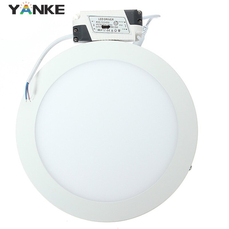 Geen Snijden Led Plafondlamp Ac 6W12W18W Opbouw Led Lampjes Ronde Down Light Met Driver Dak Keuken Lichten