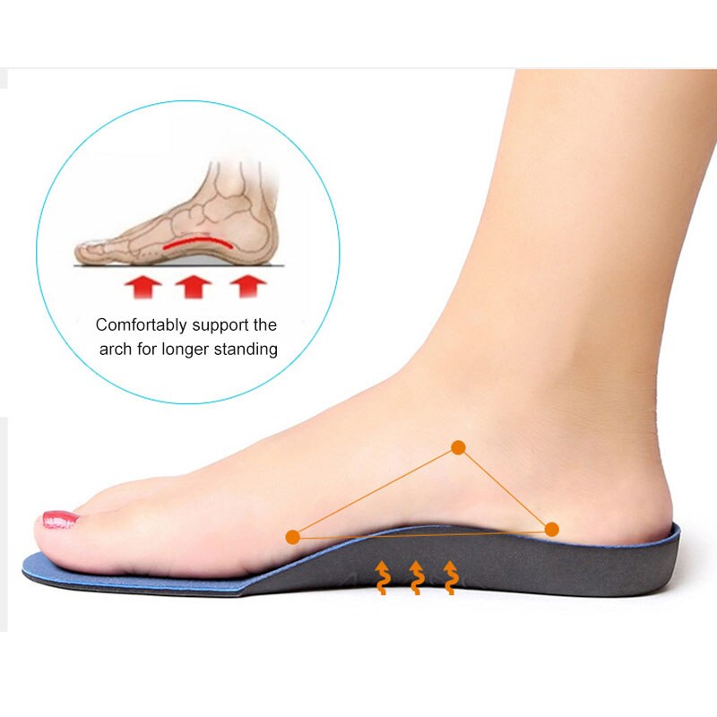 Newly Men Women Flat Foot Correction Insoles Health Sole Pad Feet Care Insoles Shoes Arch Support Cushion S66