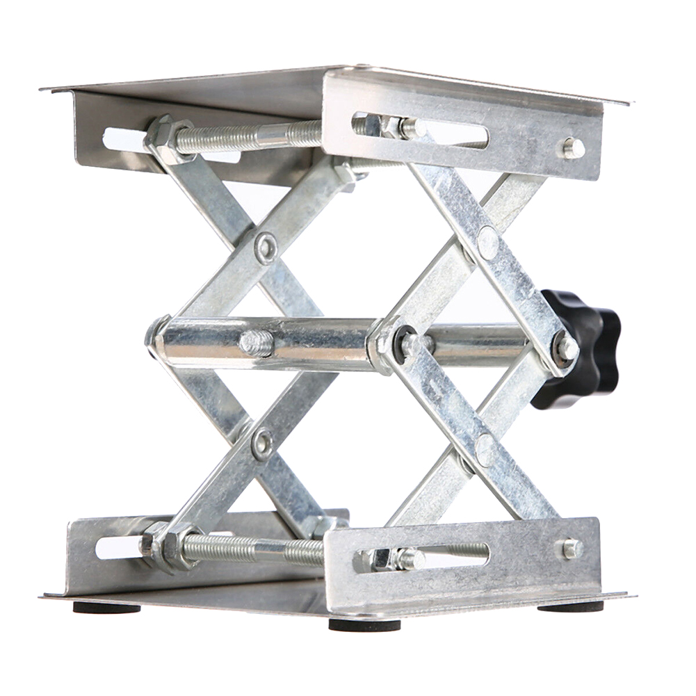 Stainless Steel Lift Lifting Lab Platform Stand Lifter For Router Bench Table Woodworking Easy To Use Stable Lifting Position