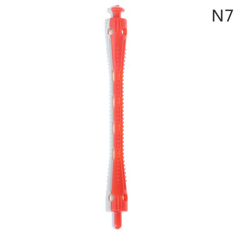 10 stuks/partij haarkrultang trekkern haarroller krultang haartool magische haarkrulspelden rollers voor haar kapperssalon gereedschap: 0.7cm