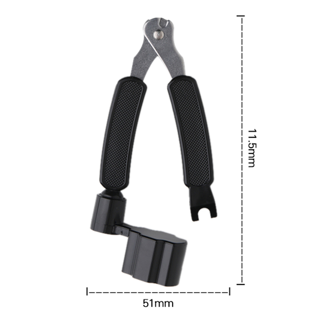 Miwayer enrouleur de cordes de guitare 3 en 1, enrouleur de cheville + coupe-corde + extracteur de broches, outil d'entretien de guitare, outil de réparation