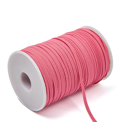 Banda de goma colorida de 3mm y 6mm, cinta elástica de costura, banda elástica de LICRA, tela de costura, accesorios de ropa DIY de 10 años
