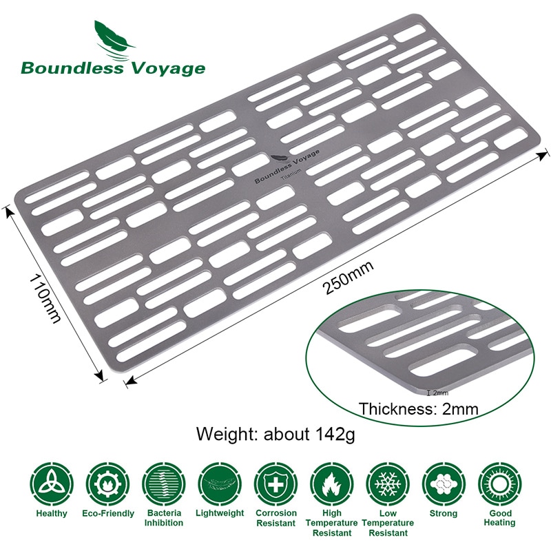 Gränslös resa titan kol bbq grill nät grill för familjen trädgård picknick utomhus camping ultralätt hållbar