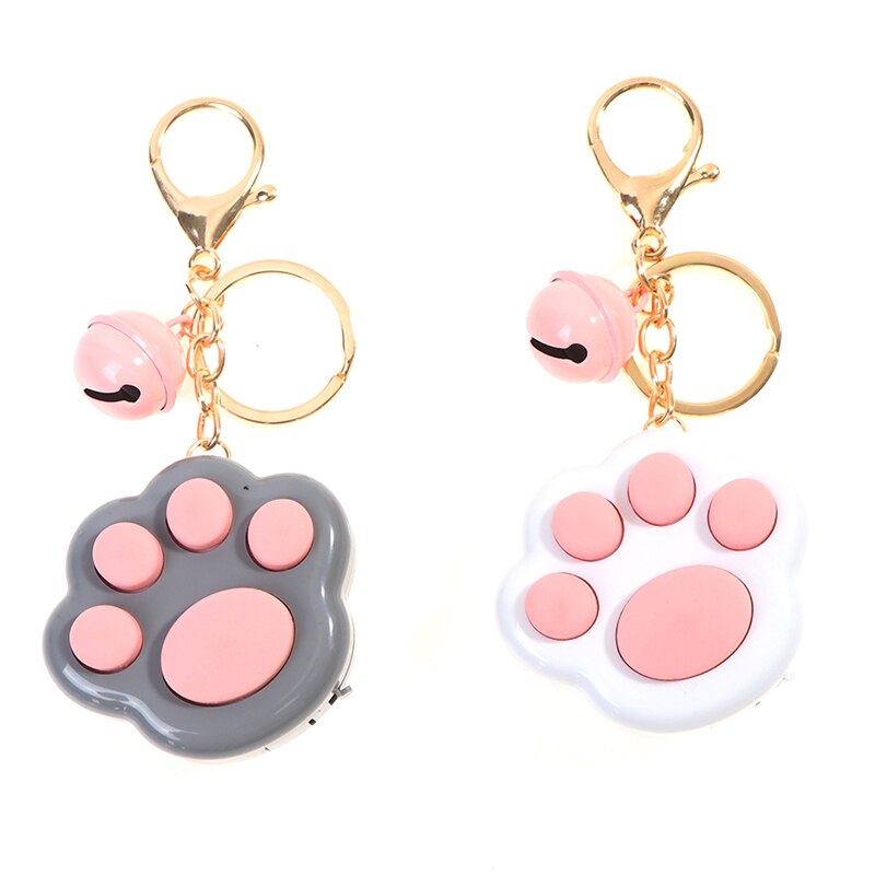 1Pc Volwassenen Kids Stress Relief Speelgoed Draagbare Kat Poot Vorm Geheugen Doolhof Kubus Gadget Sleutelhanger Educatief Decompressie Game