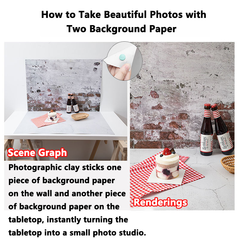 Fond Photo pour aliments cosmétiques Photophones pour Photos papier d'art 53X84 cm 2 côtés photographie fond décors noël