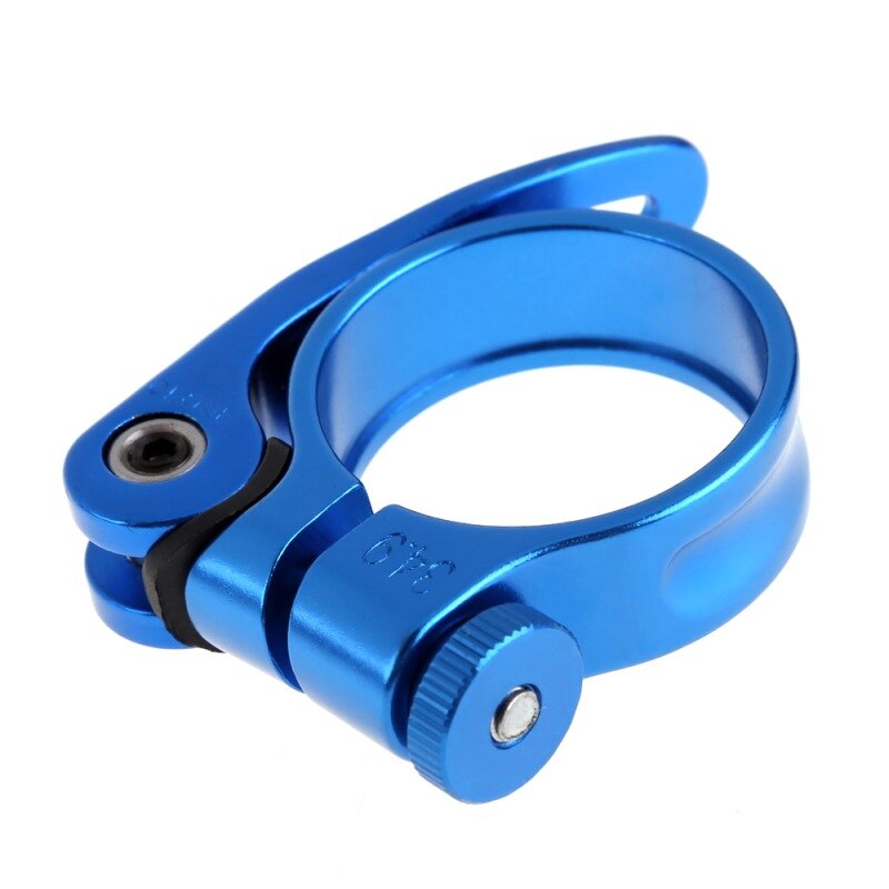 Tija de sillín para bicicleta de montaña y carretera, aleación de aluminio, 30,8mm-31,6mm, liberación rápida, pinza de tubo