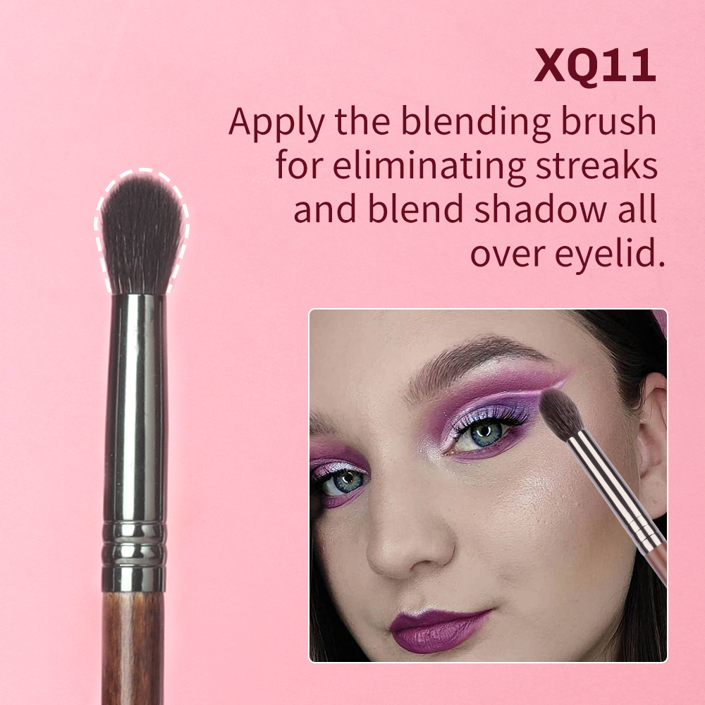 OVW kozie włosy profesjonalny pędzel zestaw robić makeupu zestaw naturalny Brochas Maquillaje makijaż zwężający się mikser wyróżnij pędzel róż robić policzków