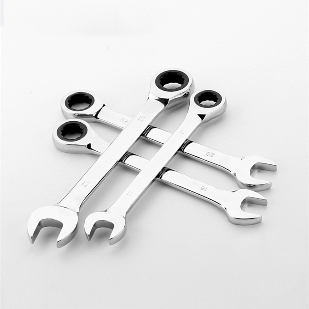 Ratchet Combination Metric Wrench Set Fine Tooth Hand Tools Torque Gear Socket Nut Tools A Set Of Key Tools For Repair