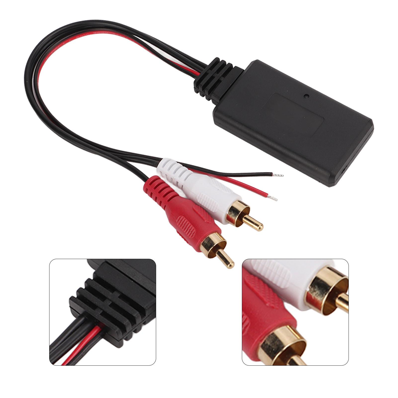 RCA Aux Audio Adapter ABS Car Bluetooth Wireless Module for pioneer